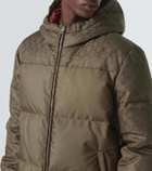 Gucci GG canvas down jacket