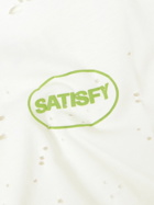 Satisfy - MothTech™ Logo-Print Organic Cotton-Jersey T-Shirt - White