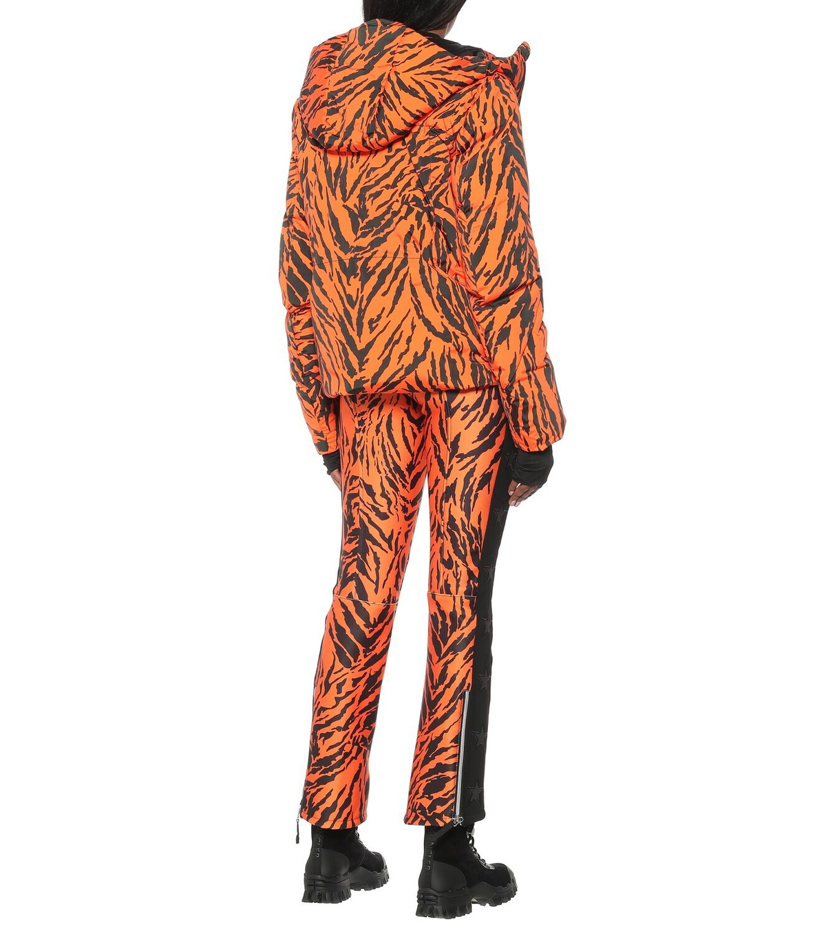Jet Set Julia tiger-print puffer ski jacket