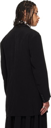YOHJI YAMAMOTO Black TA Tuxedo 2 Buttons Blazer