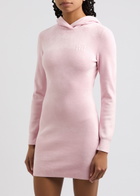 Alexanderwang.t Hooded Chenille Mini Dress Light Pink