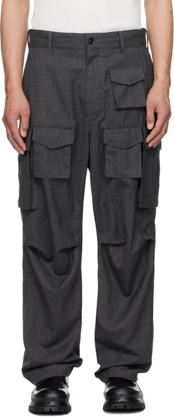 Photo: Engineered Garments Gray FA Cargo Pants