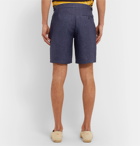 Orlebar Brown - Norwich Slim-Fit Linen Shorts - Blue