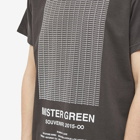 Mister Green Men's Poetry T-Shirt in 99% Black