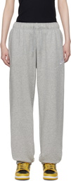 Nike Gray Mid-Rise Oversized Sweatpants
