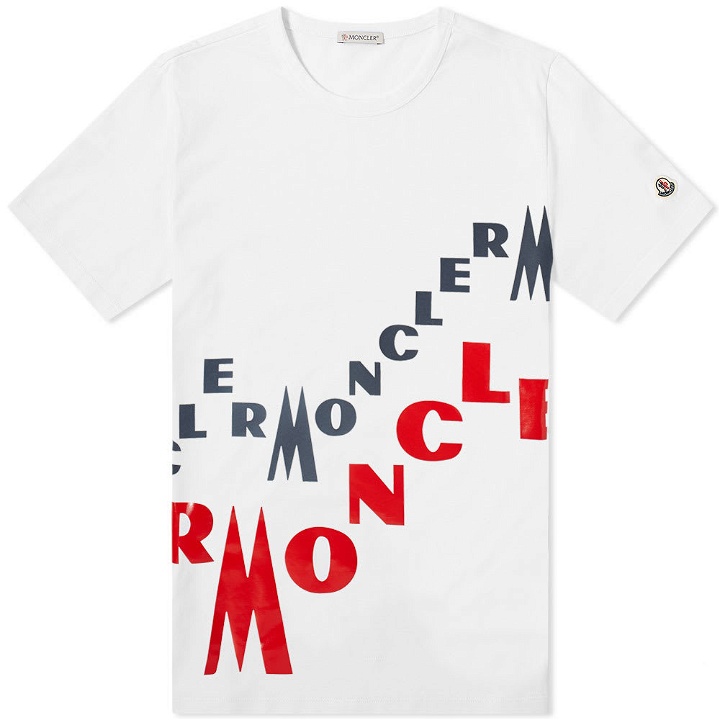 Photo: Moncler Large Logo Print Tee