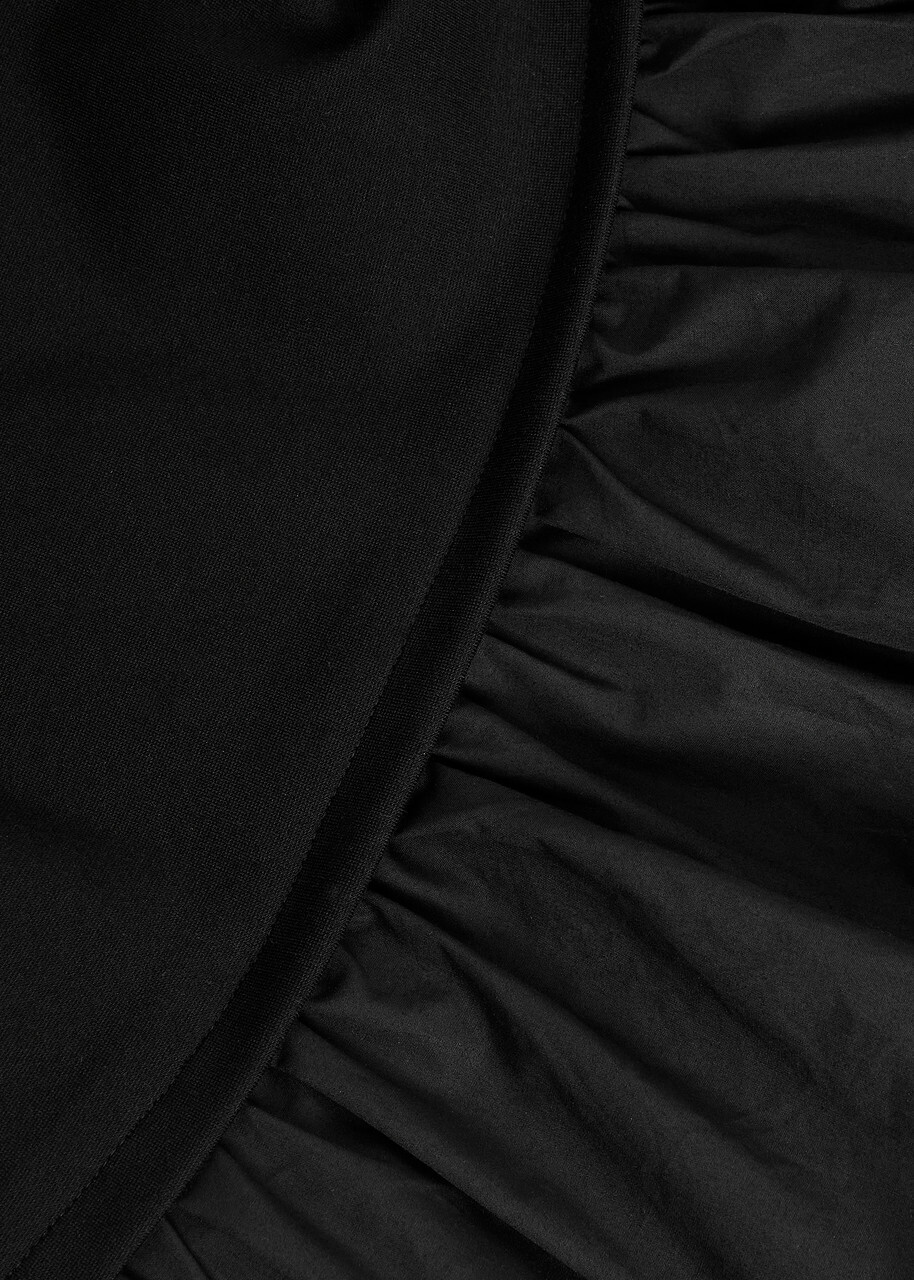 Rag & Bone Irina Cotton-poplin Midi Dress Black