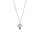 Alec Doherty Portobello Mushroom Pendant Necklace in Silver 
