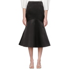 Edit Black Flare Skirt