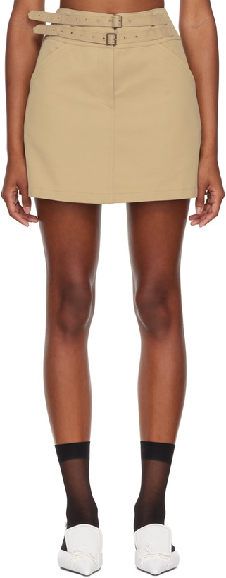 Photo: BONBOM Beige Rhee Miniskirt