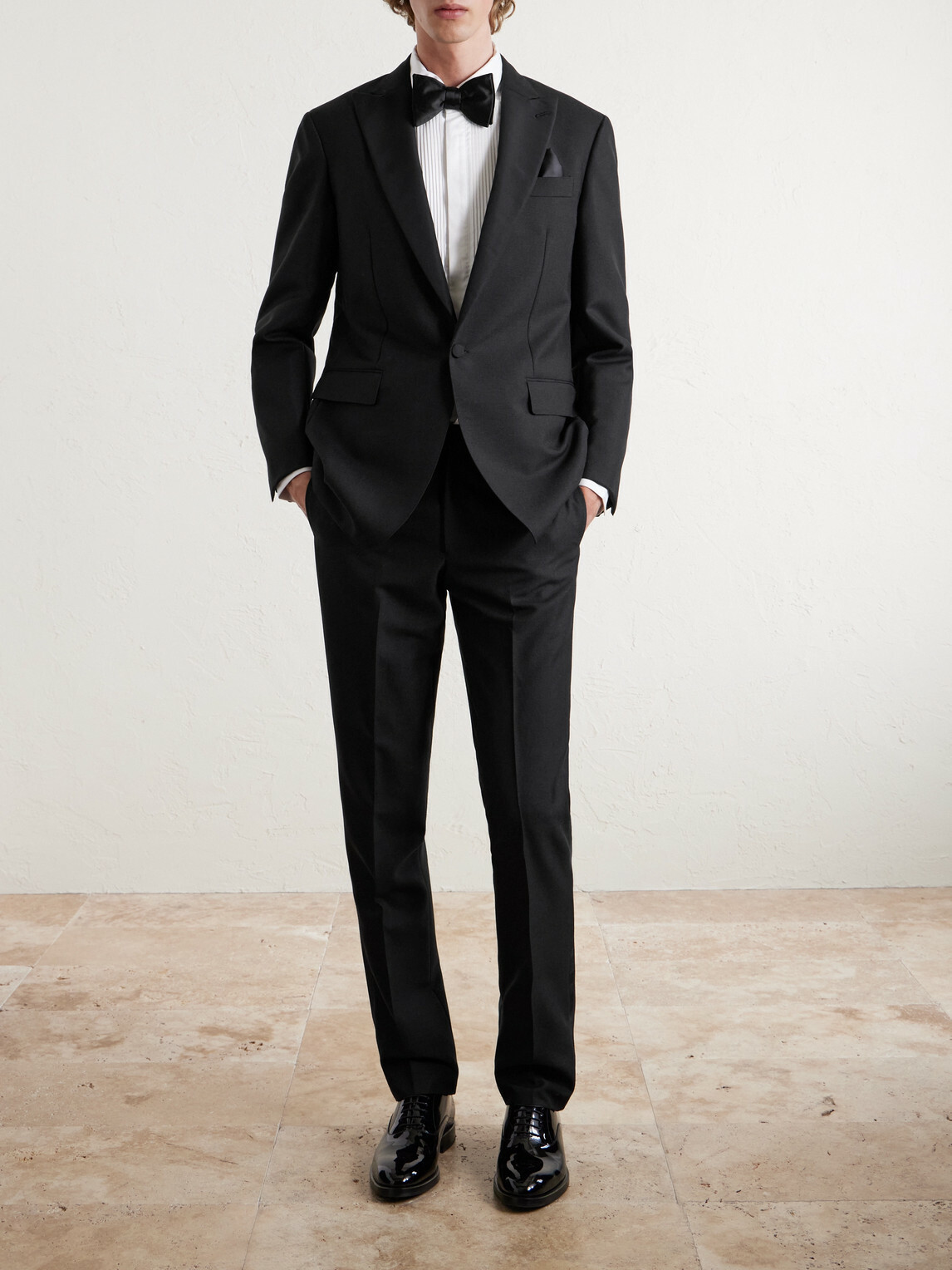 Sid Mashburn - Kincaid No. 3 Wool and Mohair-Blend Tuxedo Jacket - Black