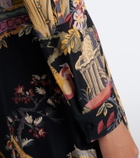 Etro Printed crêpe de chine maxi dress