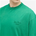 YMC Men's Tripe T-Shirt in Green