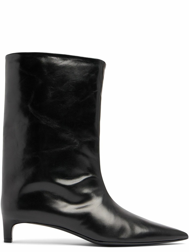 Photo: JIL SANDER 35mm Leather Ankle Boots