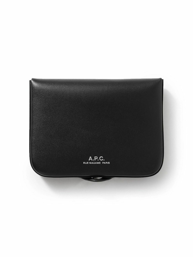 Photo: A.P.C. - Josh Logo-Detailed Leather Wallet