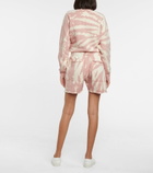 Les Tien - Yachts tie-dye cotton shorts