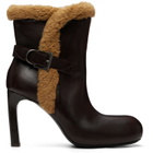 Balenciaga Brown Fargo Boots