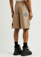 Moncler Genius 1 Moncler JW Anderson Floral Cotton Shorts Ecru