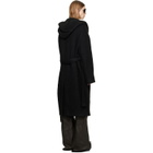 Rick Owens Black Tower Coat