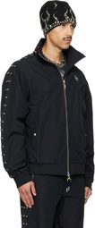 Thug Club Black Triple Line Stud Track Jacket