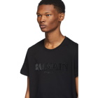 Balmain Black Logo Applique T-Shirt