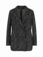 Giorgio Armani Double-breasted Cashmere And Viscose Blazer