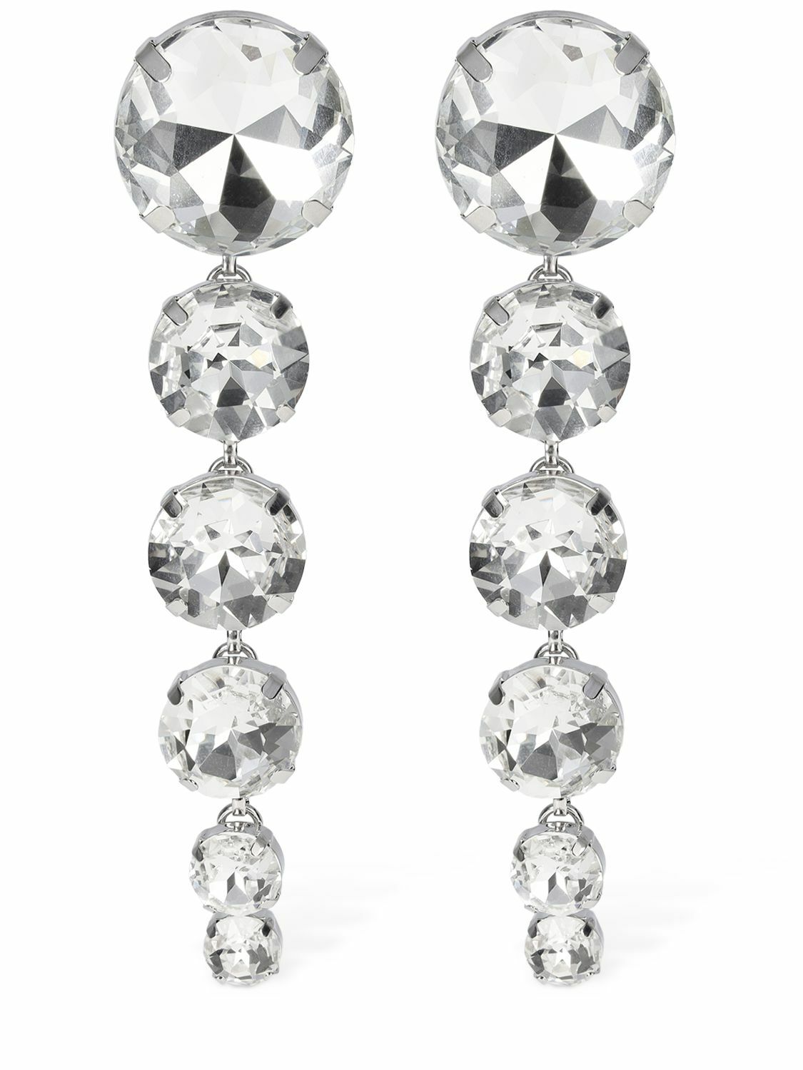 【AREA】ゴールド Crystal Heart Fringe ピアス 別注】＜Crystal Haze Jewelry＞FRINGE HEART ピアス