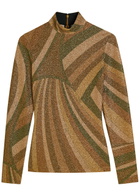 Pucci Istrice Printed Jersey Shirf Brown