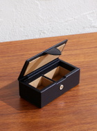 Smythson - Panama Cross-Grain Leather Cufflink Box