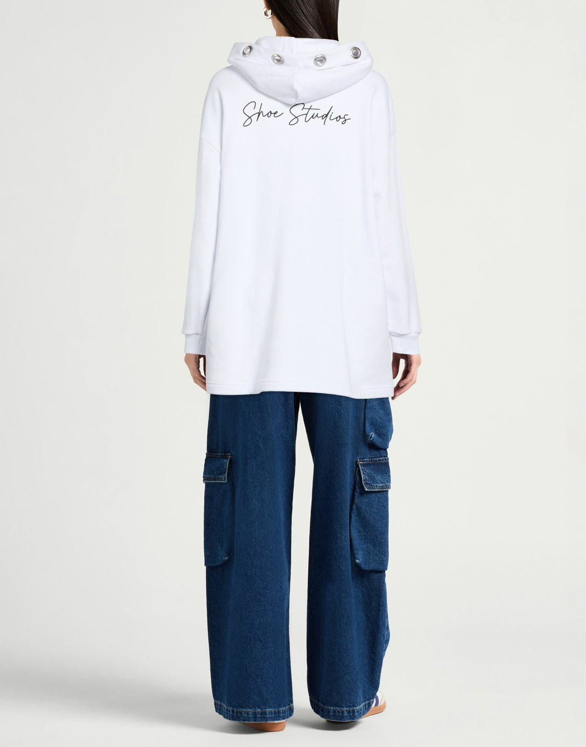Shoe Womens Sweatshirt in White