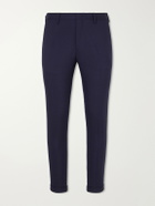 Paul Smith - Tapered Wool-Hopsack Suit Trousers - Blue
