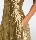 Emilia Wickstead Malinda metallic-effect cloqué gown