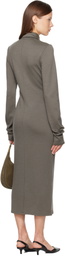 Rier Gray Polar Midi Dress