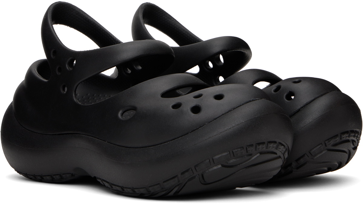 Crocs Black Phaedra Heeled Sandals Crocs