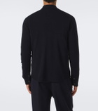 Allude Knitted wool and cashmere shirt