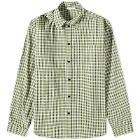 Wood Wood Men's Aster Flannel Shirt in Pine Green
