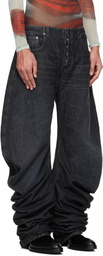 Jean Paul Gaultier Black Oversize Fit Jeans