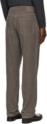 mfpen Gray Double Knee Trousers