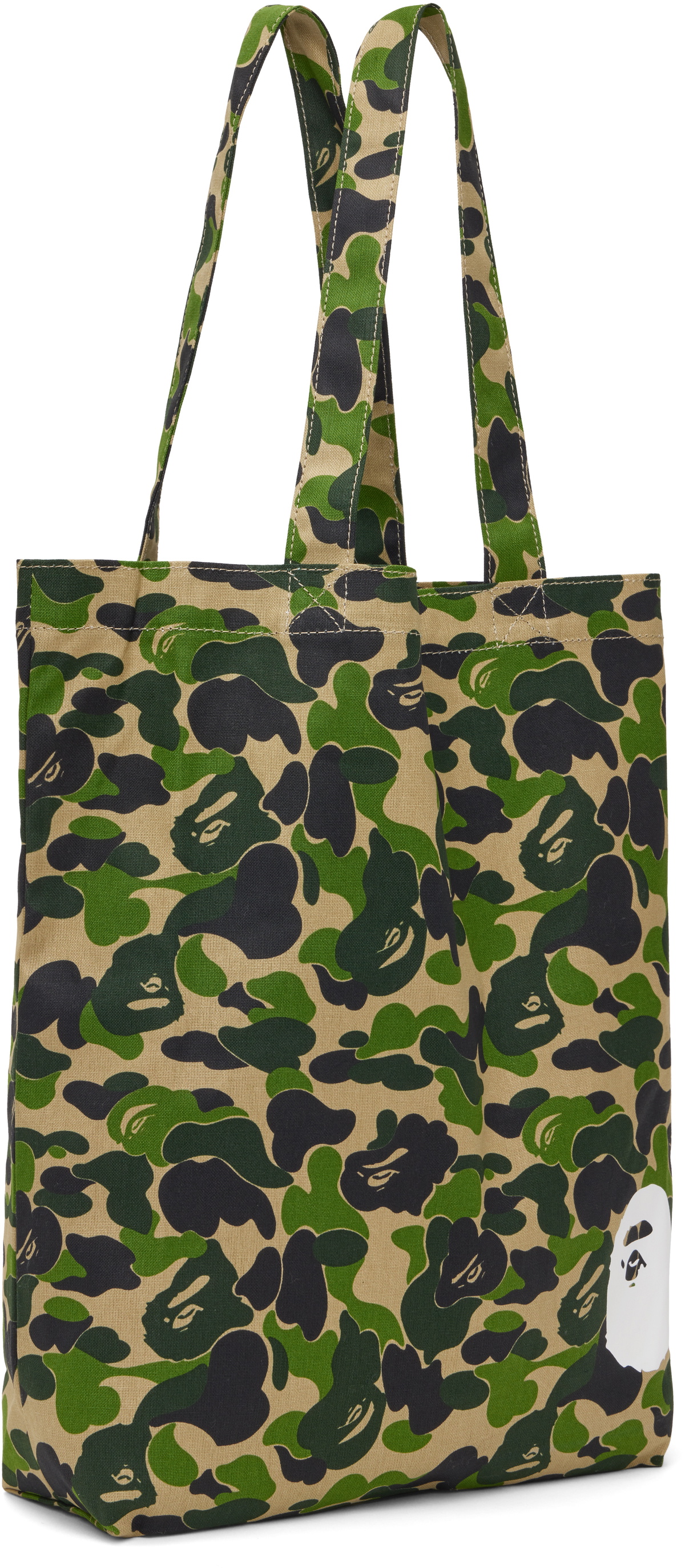 BAPE Khaki ABC Camo Tote