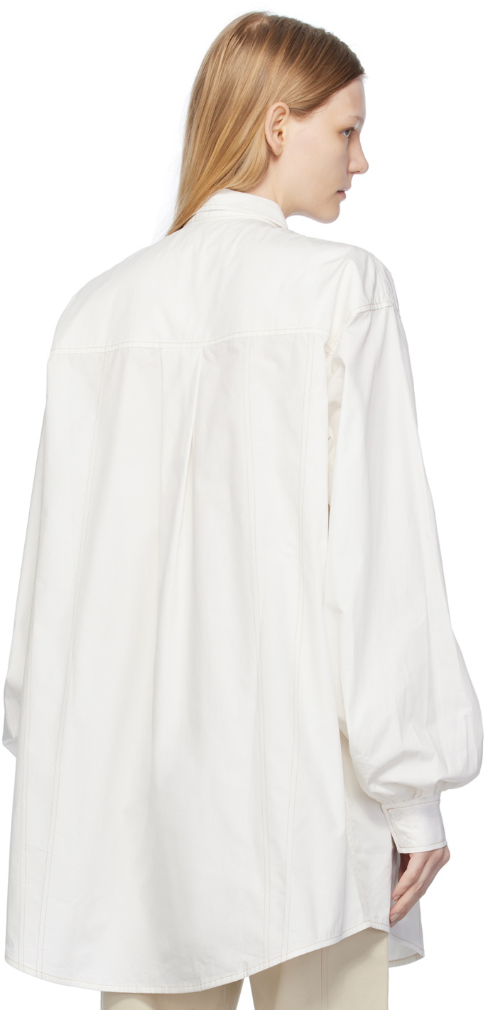 Elleme White Oversized Shirt