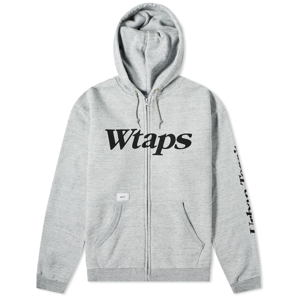 WTAPS Academy Zip Up Hoody Grey