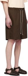 Camiel Fortgens Brown Knee Shorts