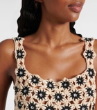 The Upside Luminary crochet crop top