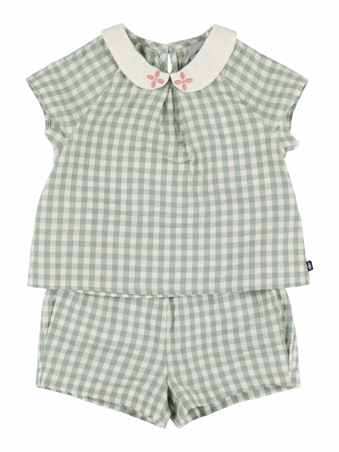 PETIT BATEAU Cotton Poplin Shirt & Shorts