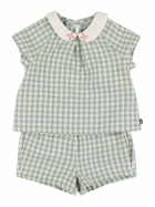 PETIT BATEAU Cotton Poplin Shirt & Shorts