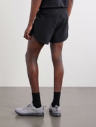 DISTRICT VISION - Straight-Leg Logo-Print 5" Stretch-Jersey Running Shorts - Black