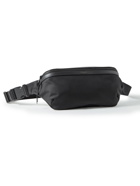 SAINT LAURENT - Leather-Trimmed Nylon Belt Bag