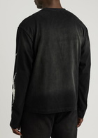 God Made Heritage Logo-print Cotton top Black