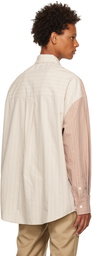 Feng Chen Wang Off-White Layered Shirt