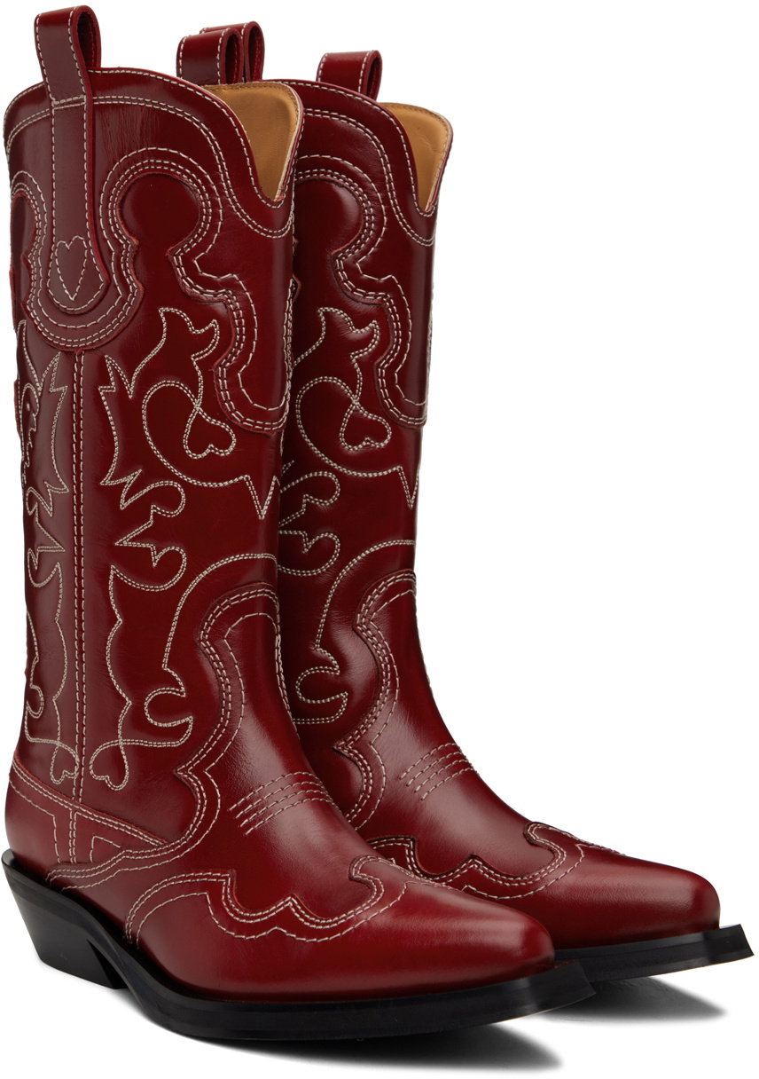 GANNI☆Embroidered Leather Western Boots ブーツ【UK発】 S2824_4911_004_1.jpg?sw=2000